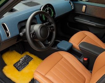 Ultraluxe veganistische autovloermatten | Op maat gegoten exacte pasvorm voor mini