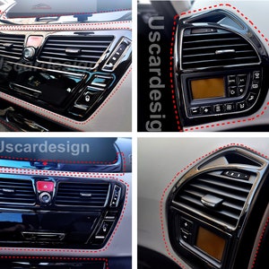For 2007 - 2012 Picasso Customized Full Decorative Frame Set  Piano Black / Carbon Fiber / Glossy Silver / Glossy Red / Wood