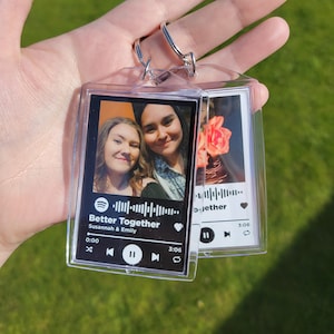 Personalized Spotify Keychain