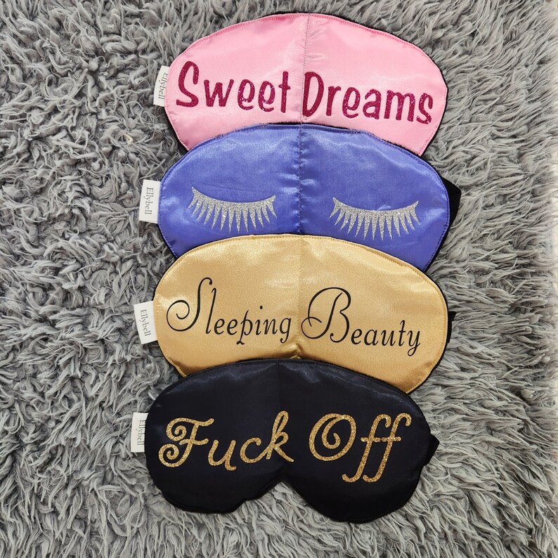 Customized Adult and Kids Weighted Eye Masks, Sleep Masks, Relaxation