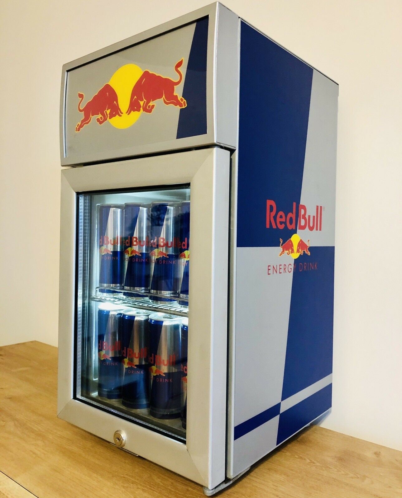 Red Bull Mini Fridge-NEW IN FACTORY BOX-UNUSED!! MINT!!