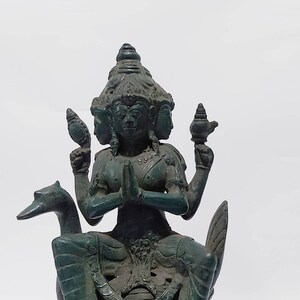 Antique Brahma Statue, Brahma Sculpture, Hindu God, Birthday Gift