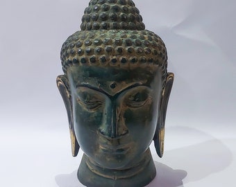 Buddha Head Statue , Lord Buddha Sculpture , Buddha Figurine Statue, Birthday gift , Room Decor