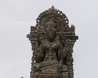 Antique Meditation of Three Murti, God, Hindu God, Three Murti, Lord Brahma Vishnu, Shiva