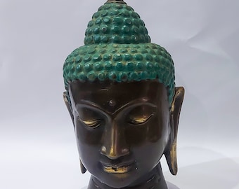 Buddha Head Statue , Lord Buddha Sculpture , Buddha Figurine Statue, Birthday gift , Room Decor