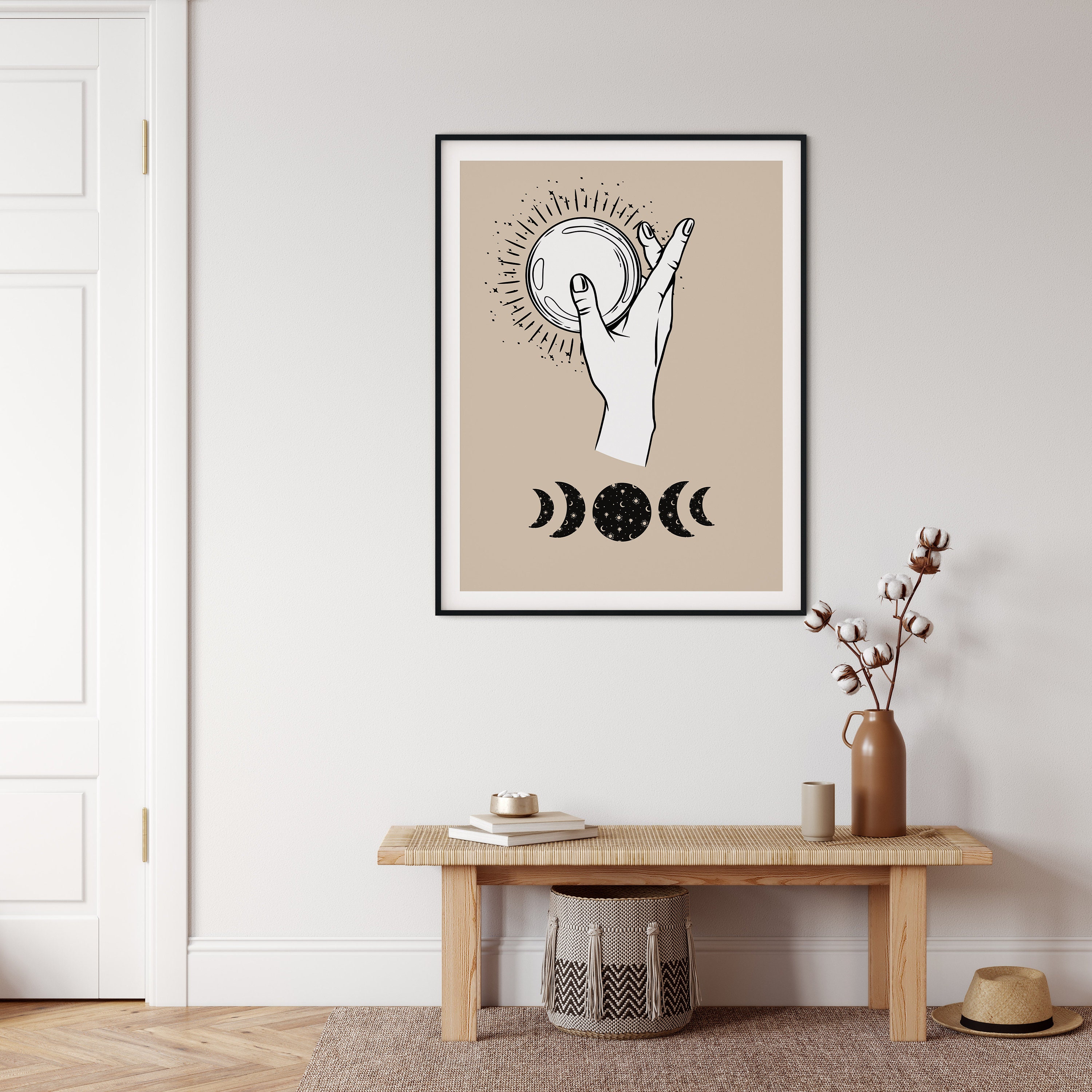 Real art Zodiac Wall Art Home Decor Astrology Astrology Wall Etsy