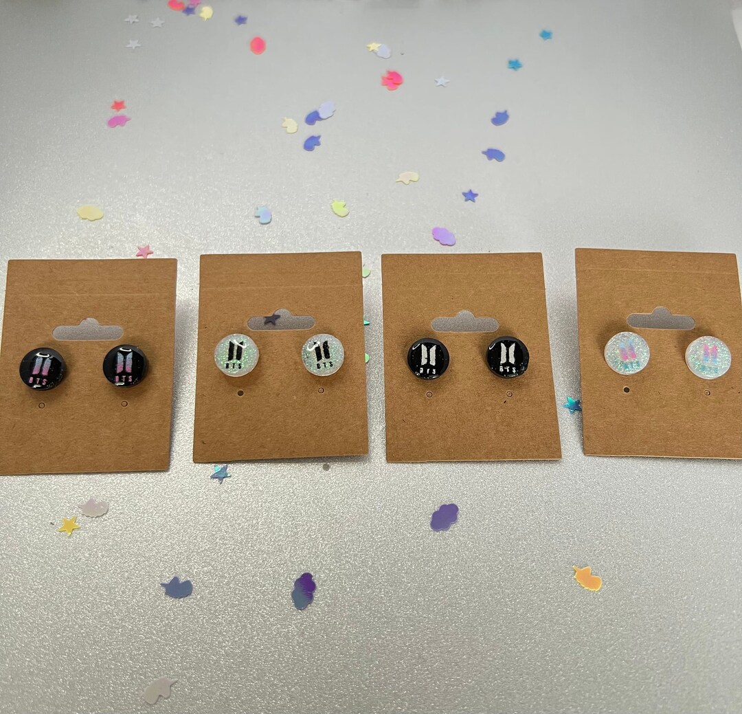 Bts stud earrings best sale