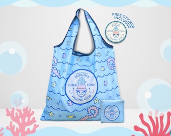 Super Tuna Foldable Reusable Bag
