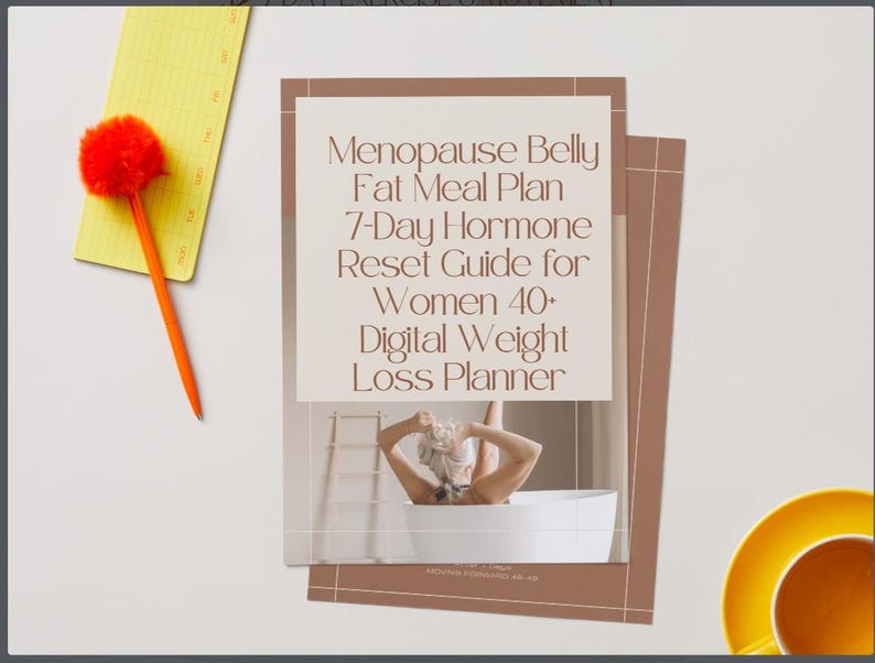 Menopause Meal Plan 7 Day What to Eat for Women Over 40 Boost Energy Reduce Cravings Perimenopause Diet digital Download image 6