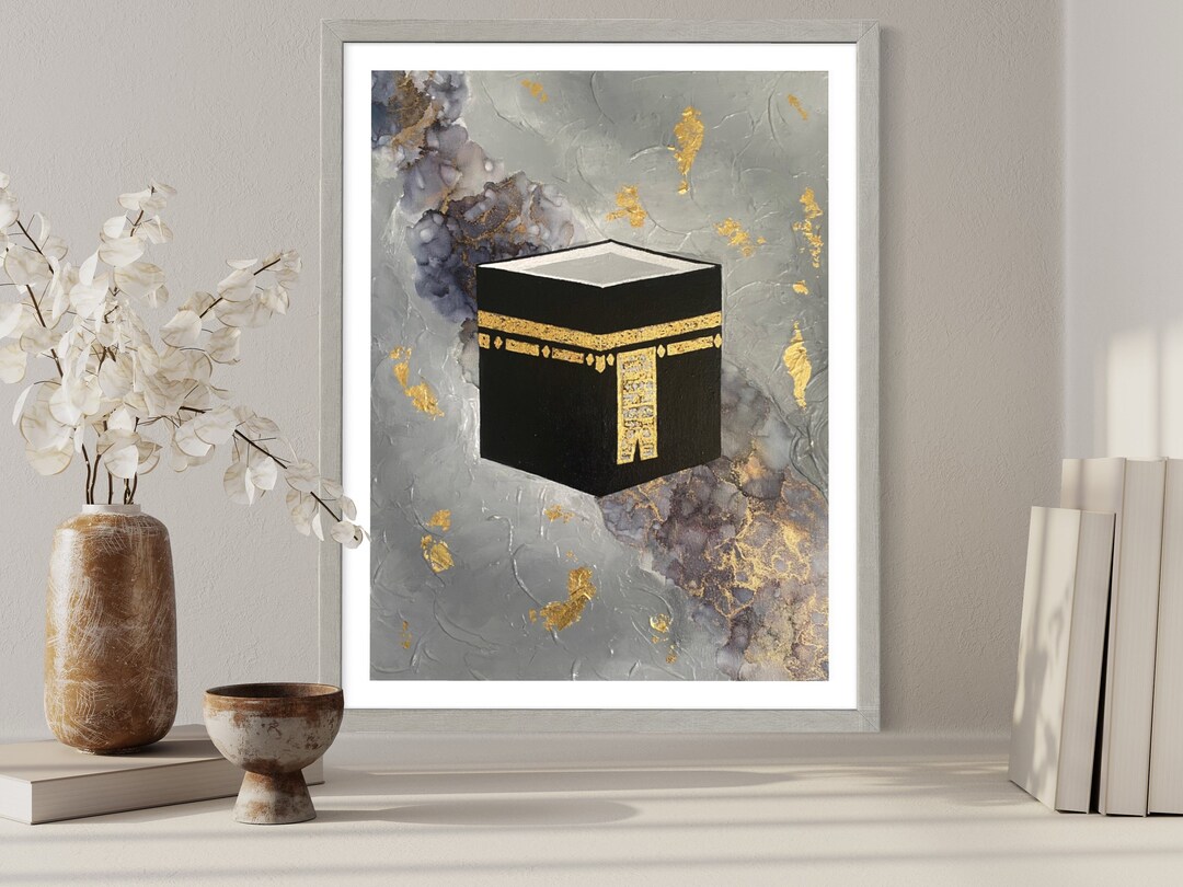 Kaaba Wall Art Print Islamic Poster Mecca Print Islamic Etsy