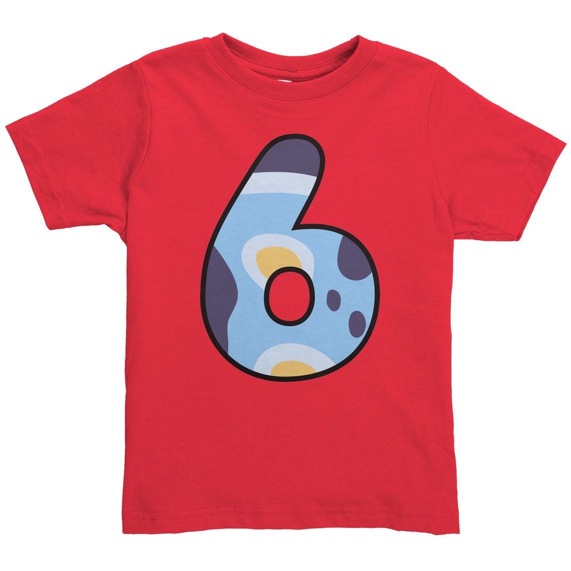 Bluey 6 Years Old Birthday Shirt - Etsy