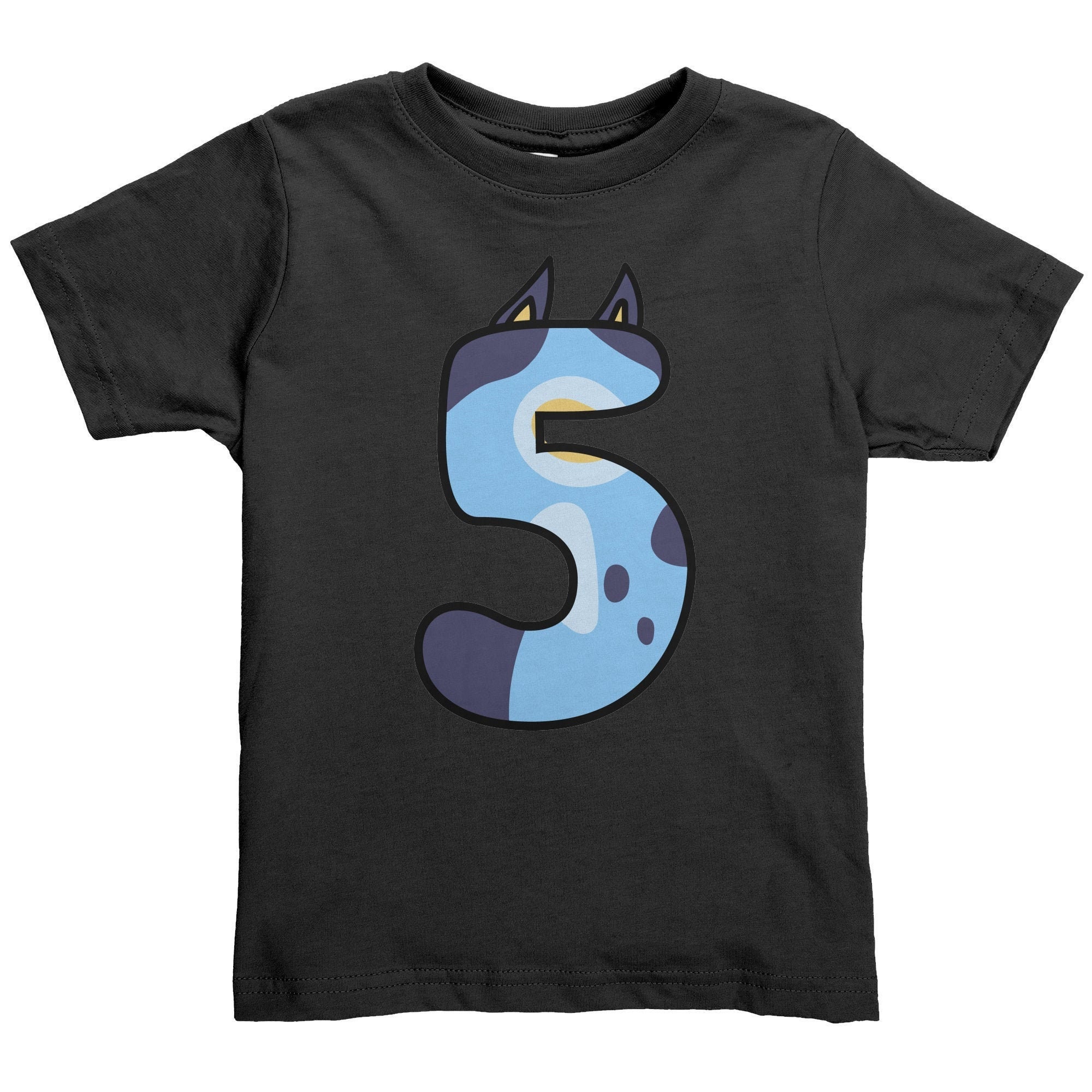 Bluey 5 años de edad camisa de cumpleaños -  España
