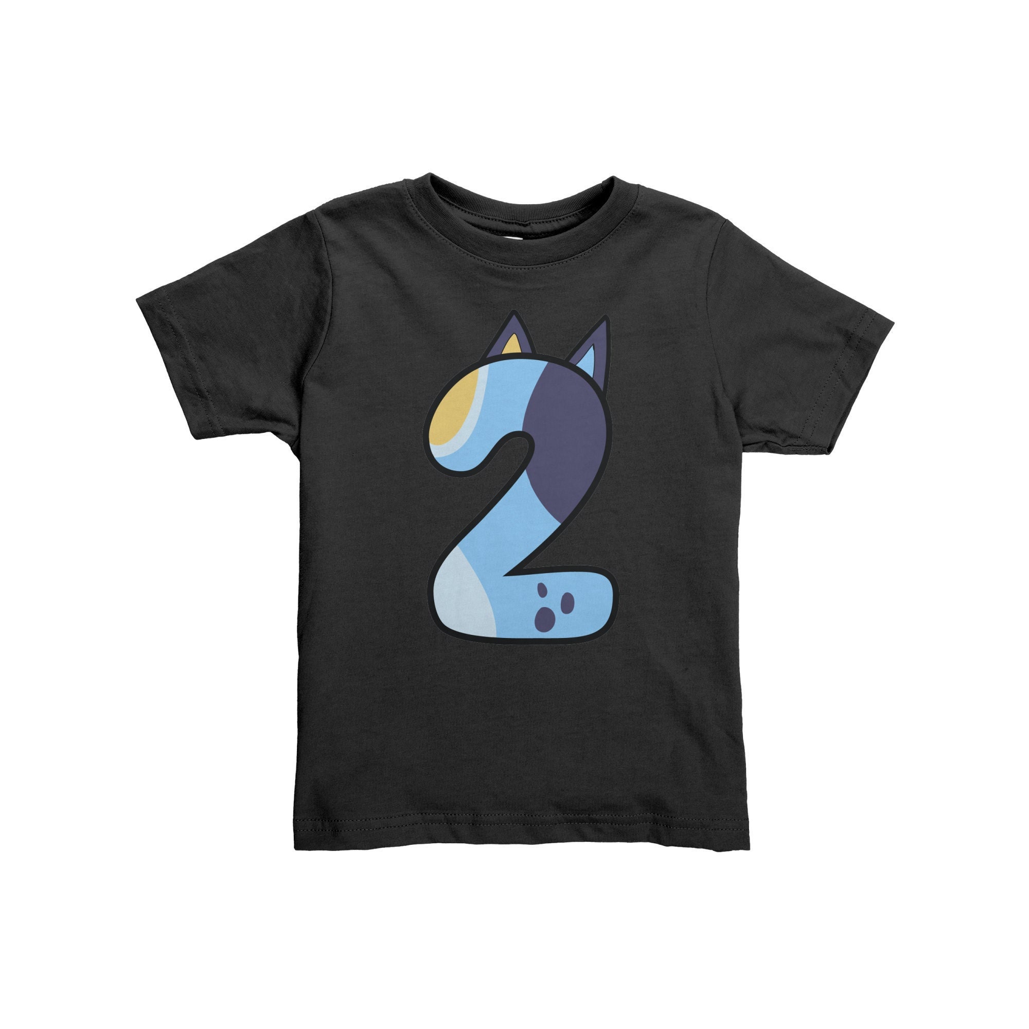 Bluey 2 Years Old Birthday Shirt (with ears)