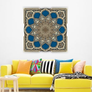 Wooden Multi layer Wall Decor, Colorful Mandala Wall Art, Wood Wall Decor, Mandala Wooden Wall Decor, Housewarming Gift, Christmas Gift