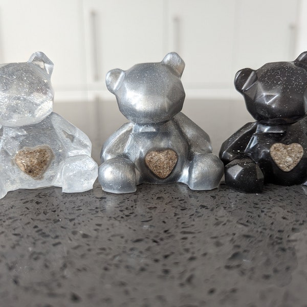 Handmade Memorial Keepsake Bears with Ashes