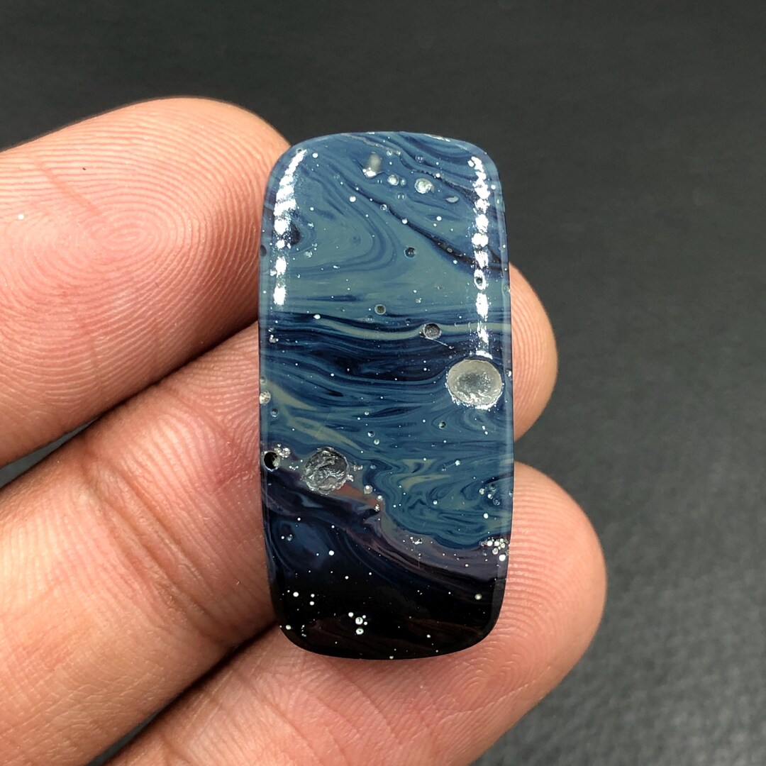 Leland Blue Cabochoncushion Cabochon29x14x6 Mm25 Ctsa