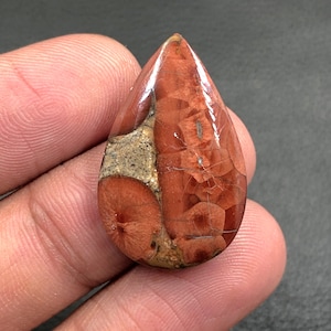 Peanut Obsidian Cabochon...Pear Cabochon...28x18x4 mm...14 Cts...A#M8019