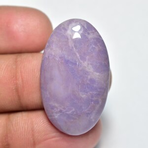 Purple Jade Cabochon...Oval Cabochon...34x20x6 mm...39 Cts...A#P812