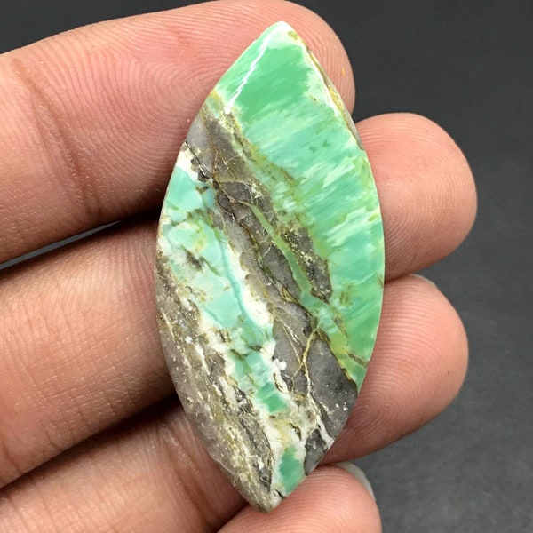 Utah Variscite Cabochon...Marquise Cabochon...42x19x4mm...25Cts...#i6534