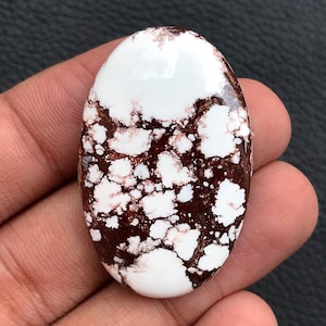 Wildpferd Türkis Cabochon.. Oval Cabochon.. 39x25x6 mm.. 51 Cts.. A#I371
