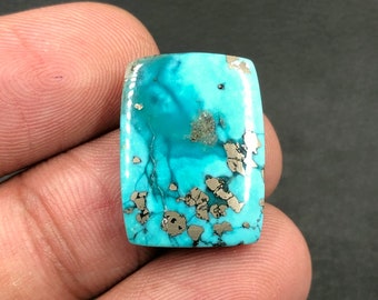 Morenci Turquoise Cabochon... Cushion Cabochon... 20x15x4 mm... 13 Cts...A#M6248