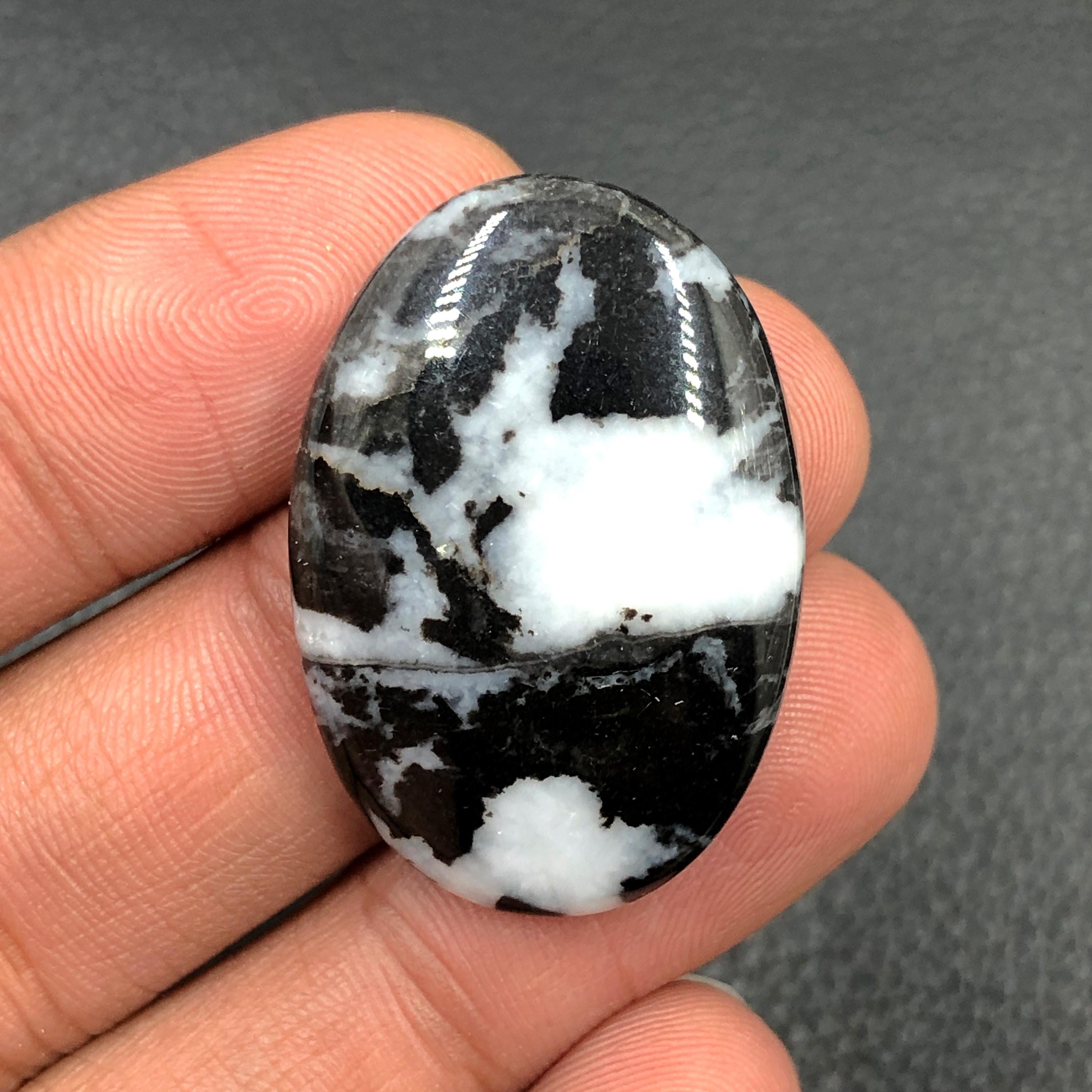 Zebra Jasper Cabochonoval Cabochon33x23x6 Mm40 Ctsa