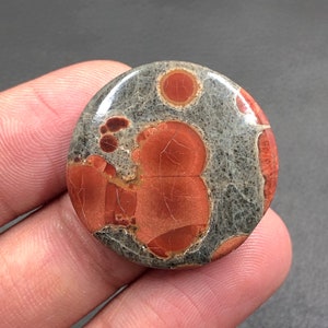 Peanut Obsidian Cabochon...Round Cabochon...27x6 mm...33 Cts...A#M8023