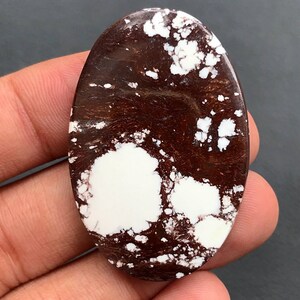 Wildpferd Türkis Cabochon.. Oval Cabochon.. 44x30x5 mm.. 56 Cts.. A#I364