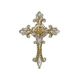 Detailed Christian Cross Machine Embroidery Design
