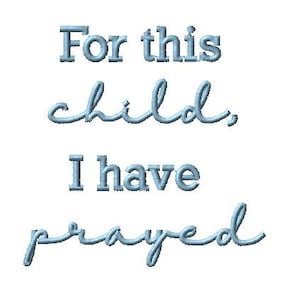 Christian Quote Machine Embroidery Design Baby, nursery embroidery design