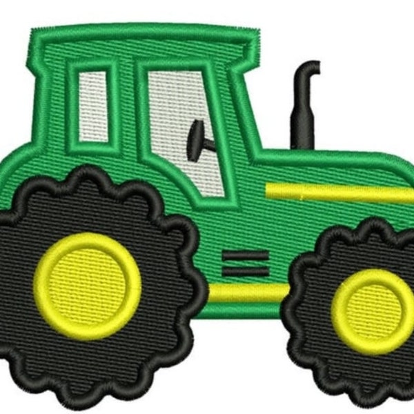 John Deere Traktor Farm Maschinenstickerei Design