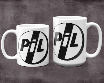 Public Image Limited P I L Ceramic Mug 11 Ounce/15 Ounce Sizes Logo Five Color Choices Free Shipping