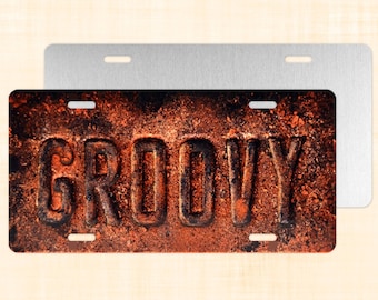 Ash Vs. Evil Dead License Plate "Groovy" Collectible Movie Prop