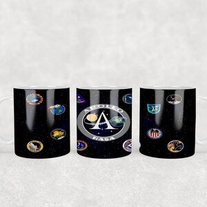 N.A.S.A. Apollo Program Ceramic Mug 11 Oz/ 15 Oz Sizes Free Shipping
