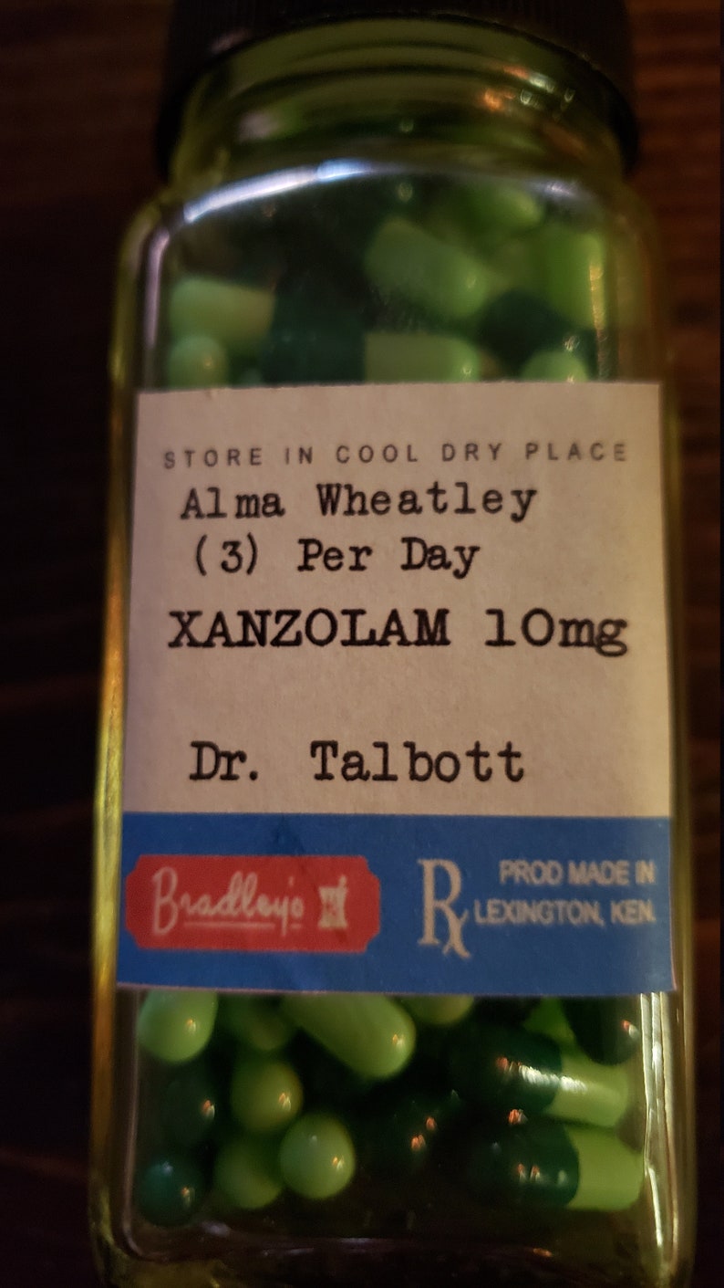 The Queen's Gambit Jar of Capsules/pill Bottle Prop Etsy