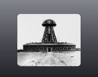 Nikola Tesla Wardenclyffe Tower Mousepad, Neoprene