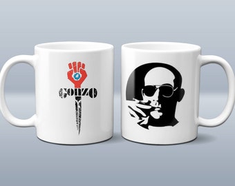 Hunter S. Thompson Ceramic Mug 11 ounce/15 ounce sizes Free Shipping