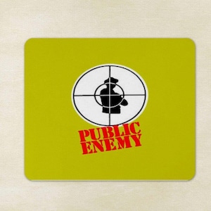 Public Enemy Mousepad Logo Neoprene Hip Hop Old School Free Shipping Choice Of Three Designs