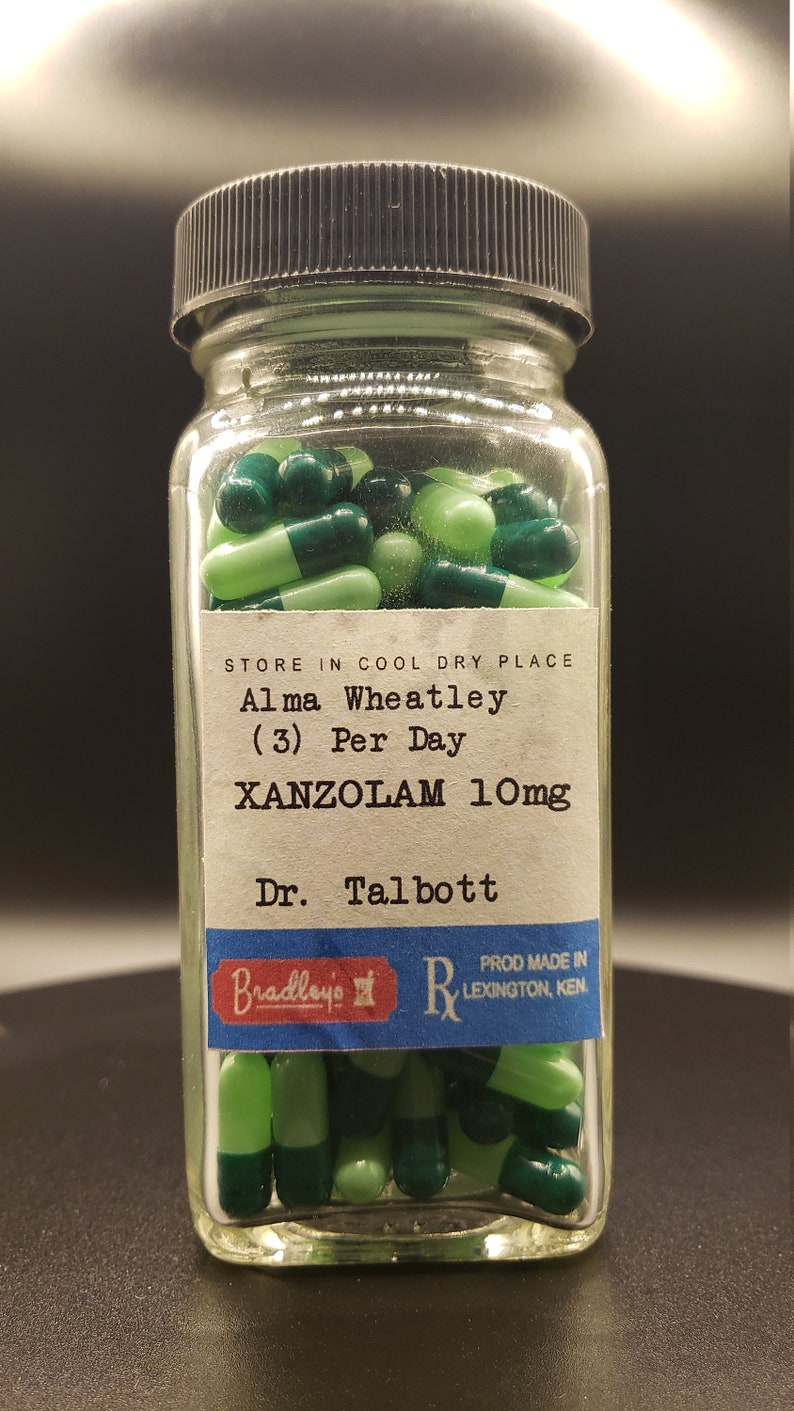 The Queen's Gambit Jar of Capsules/pill Bottle Prop Etsy