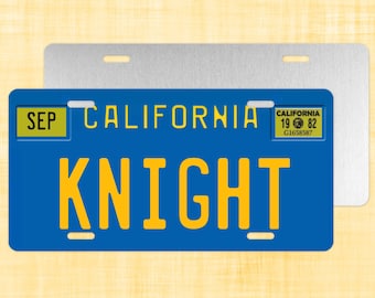 Knight Rider K.I.T.T. License Plate Collectible Prop