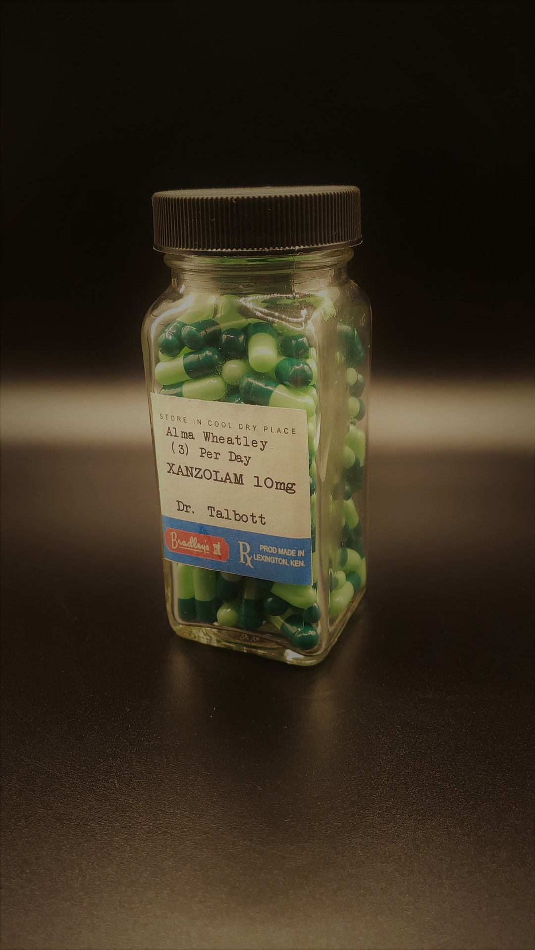 The Queen's Gambit Jar of Capsules/pill Bottle Prop Collectible Etsy