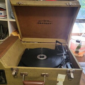 VINTAGE Crosley Stack-o-matic CR89 Vinyl Suitcase LP Turntable