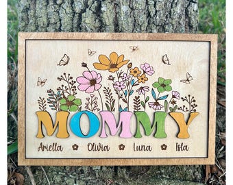 Personalized Garden Sign Mama’s Garden Sign Grandmas Garden Sign Gift for Mom, Mother's Day Gift Idea