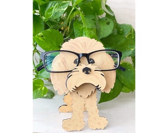 Cockapoo Eyeglass Holder | Animal Eyeglass Holder | Pet Eyeglass Stand| Animal Glasses Holder | Handmade