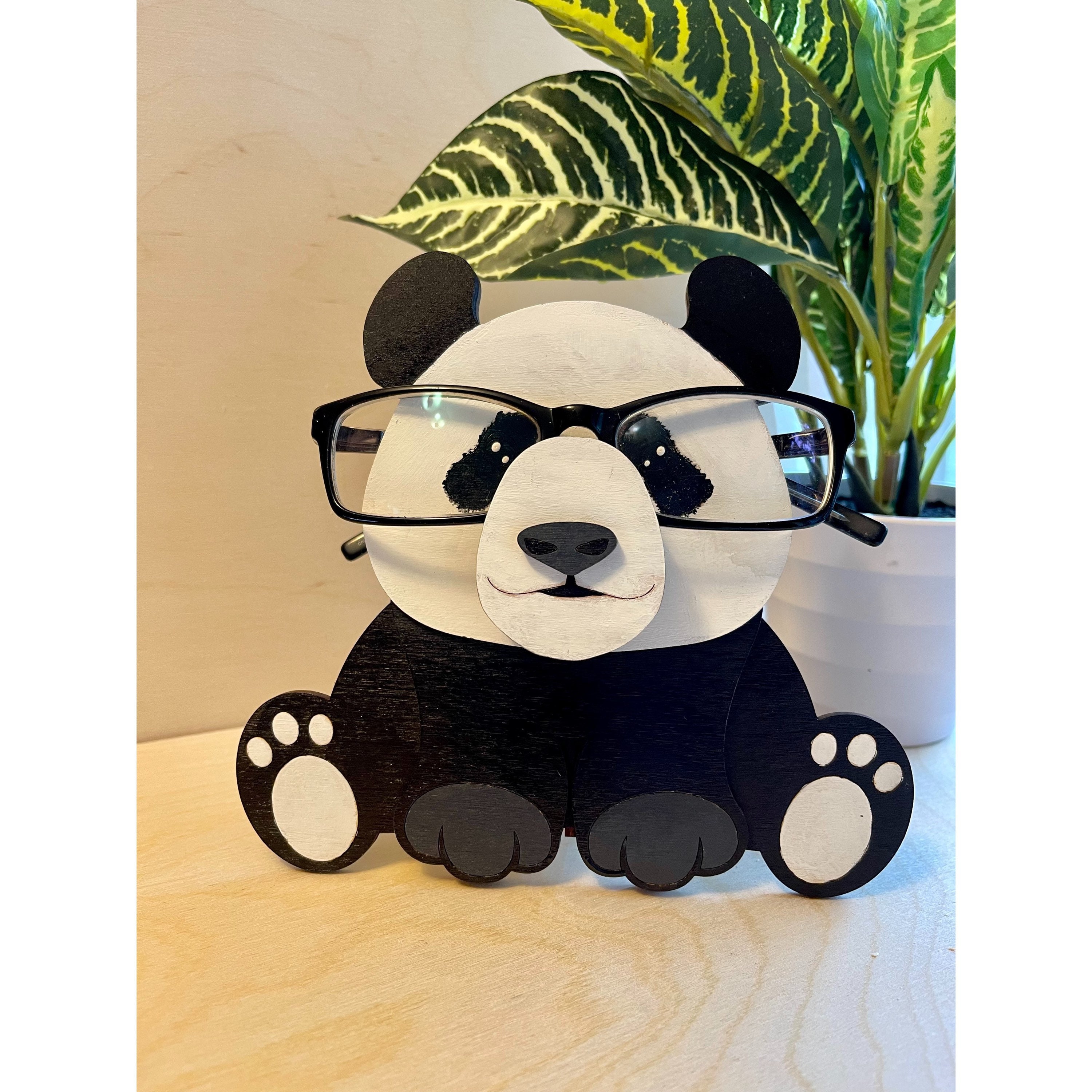 Panda Eyeglass Holder for Glasses Panda Gift Idea for Desk 