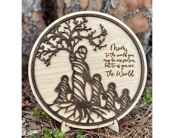 Mother's Day Family Tree: Personalized Mom & Children Gift