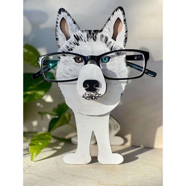 Wolf Eyeglass Holder Etsy