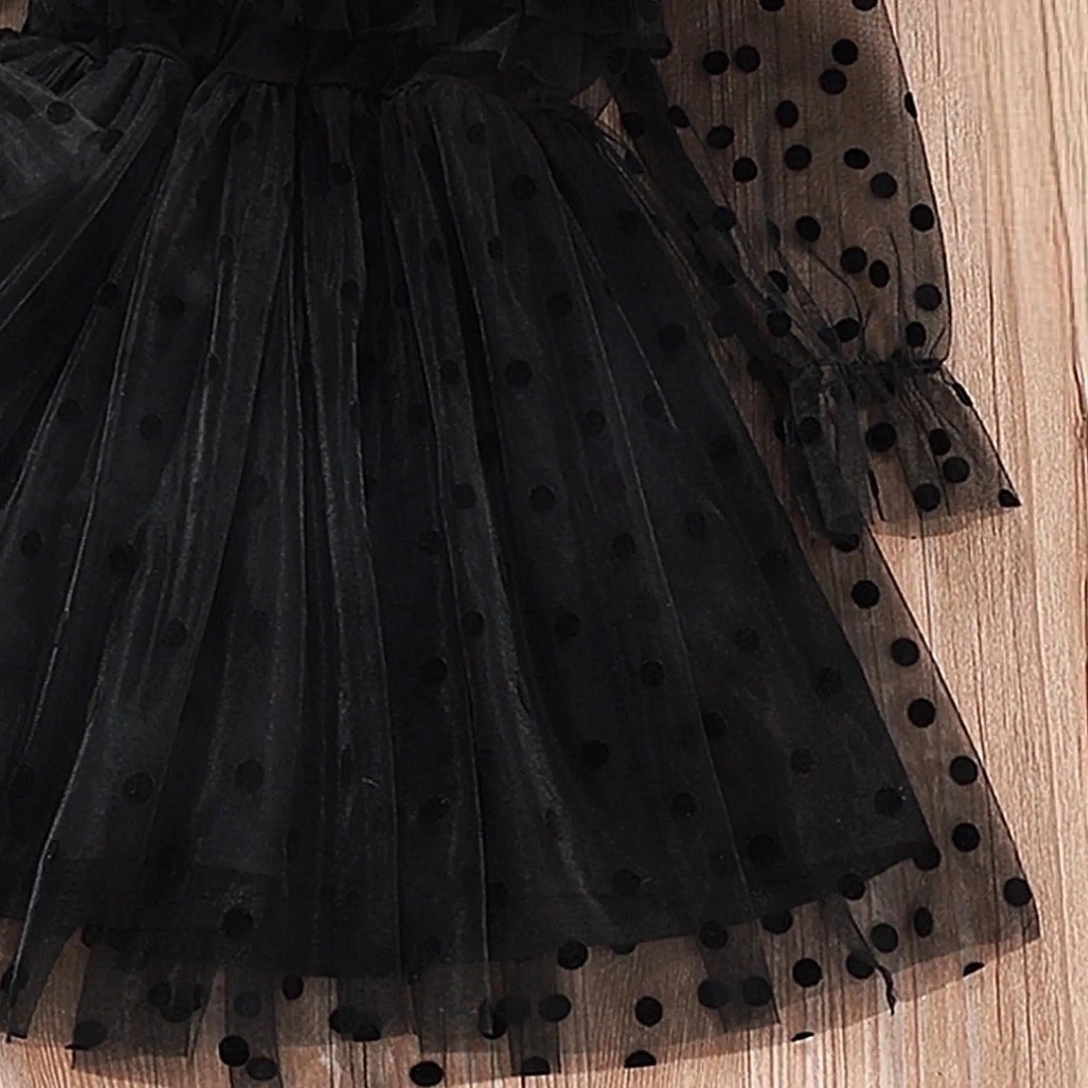 Baby Girls Little Black Dress Toddler Dress Dot Print Tutu Etsy