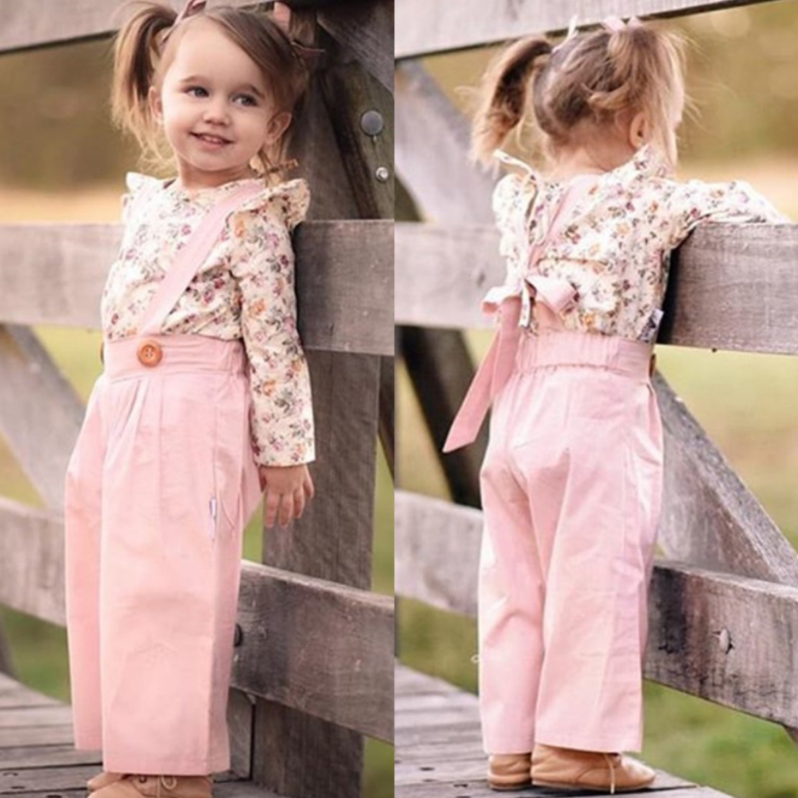 Baby Girl Overalls Clothing Sets Infant Girl's Baby Etsy