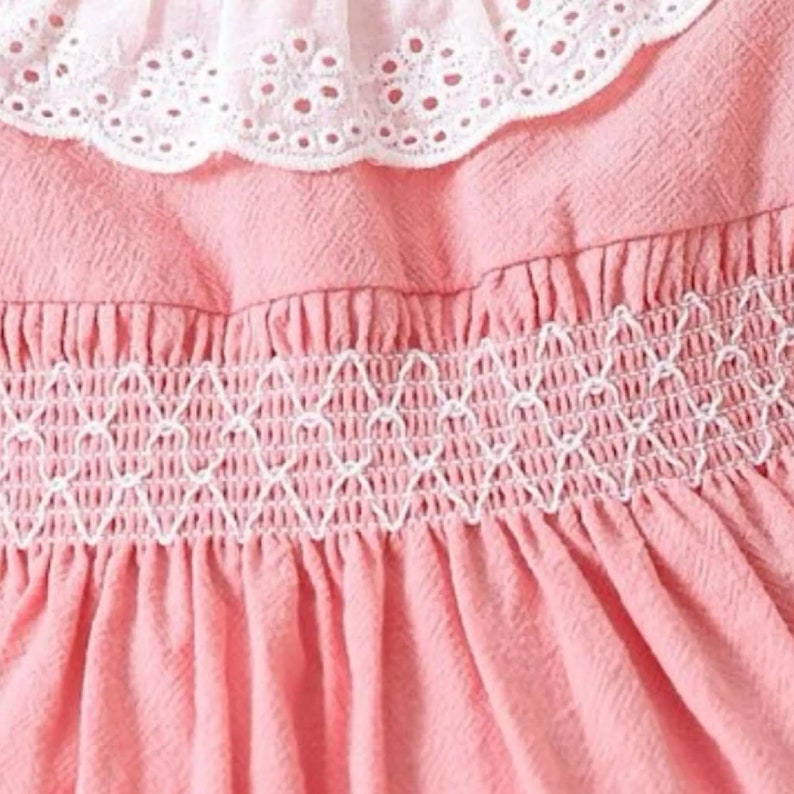 Baby Toddler Girls Smocked Dress Baby Girls Pink Dress Short - Etsy